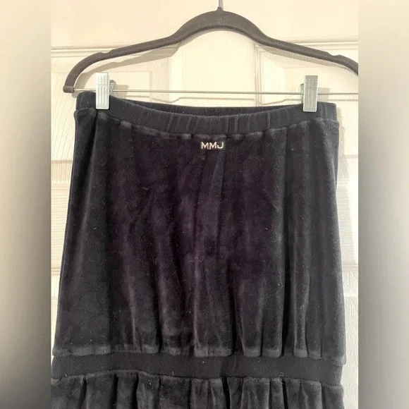 Marc By Marc Jacobs Swimwear Womens Velour Cropped Strapless Black Jumpsuit Sz S - Picture 4 of 6